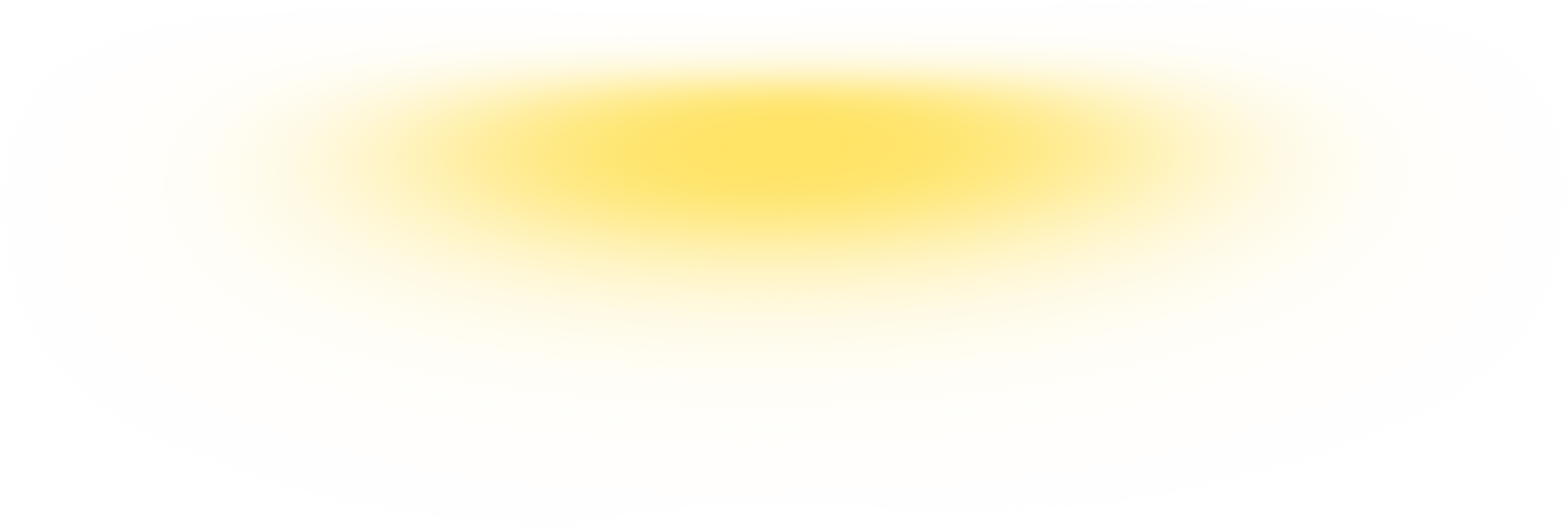 Yellow glow gradient shadow
